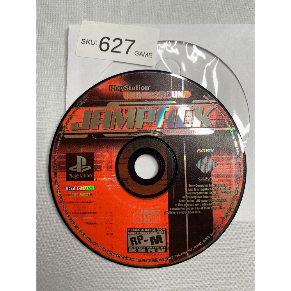 Sony PlayStation Underground Jampack Summer 2K PS1 Demo Disc